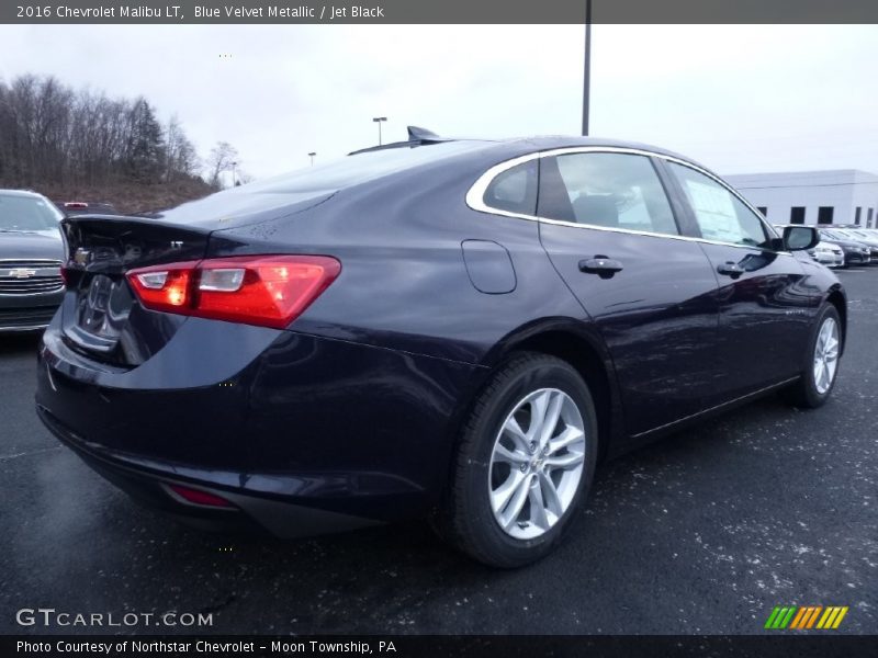 Blue Velvet Metallic / Jet Black 2016 Chevrolet Malibu LT