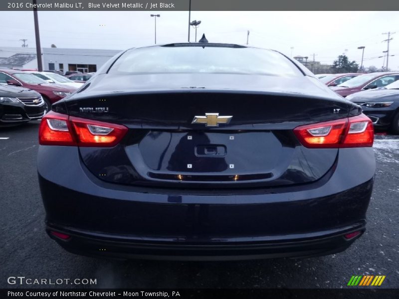 Blue Velvet Metallic / Jet Black 2016 Chevrolet Malibu LT