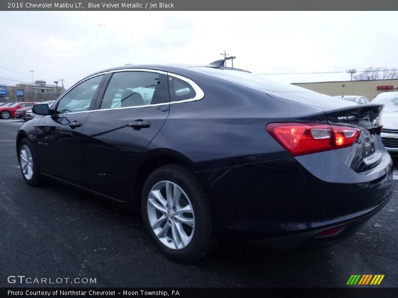 Blue Velvet Metallic / Jet Black 2016 Chevrolet Malibu LT
