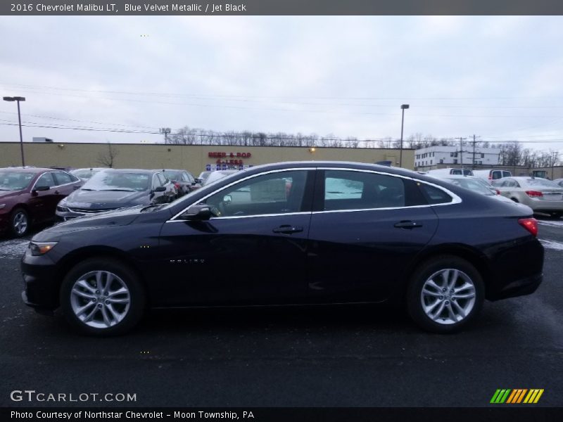 Blue Velvet Metallic / Jet Black 2016 Chevrolet Malibu LT