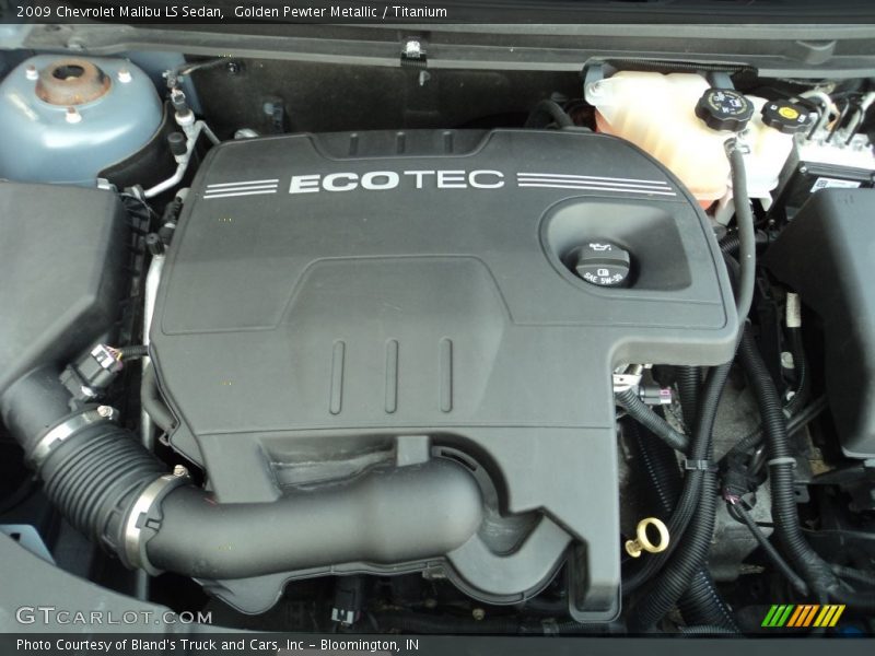 Golden Pewter Metallic / Titanium 2009 Chevrolet Malibu LS Sedan