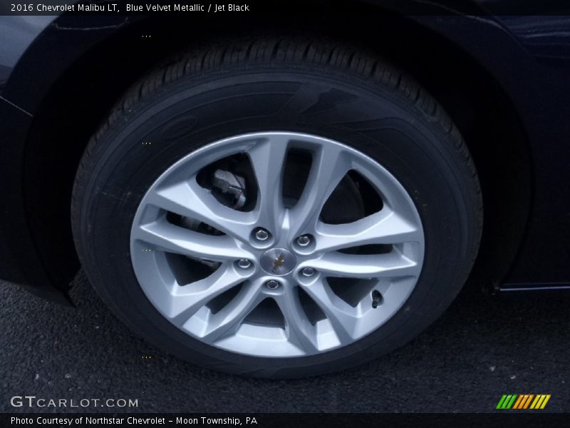 Blue Velvet Metallic / Jet Black 2016 Chevrolet Malibu LT