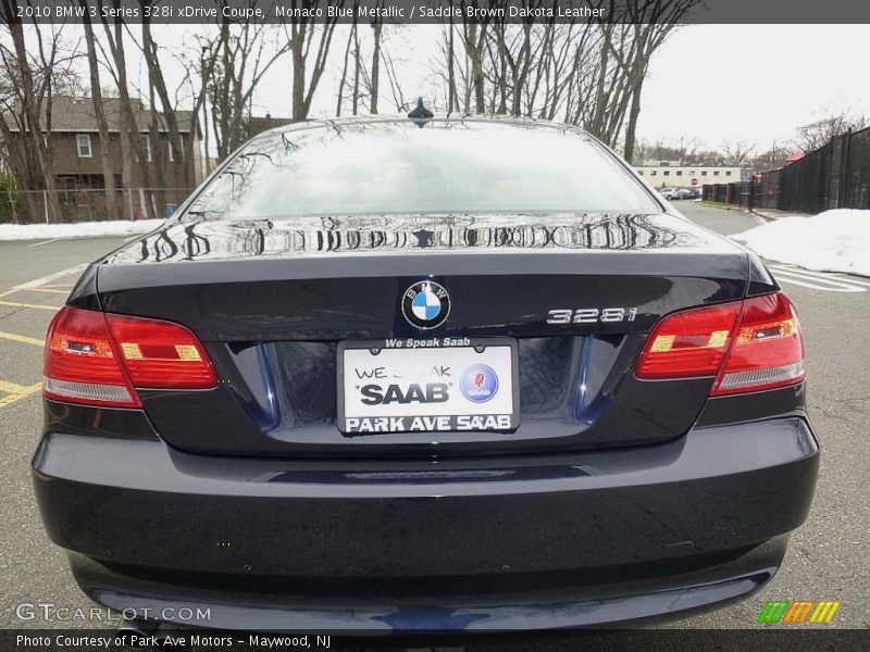 Monaco Blue Metallic / Saddle Brown Dakota Leather 2010 BMW 3 Series 328i xDrive Coupe
