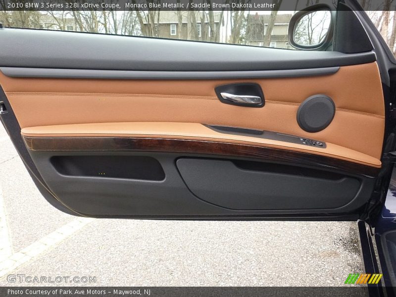 Monaco Blue Metallic / Saddle Brown Dakota Leather 2010 BMW 3 Series 328i xDrive Coupe