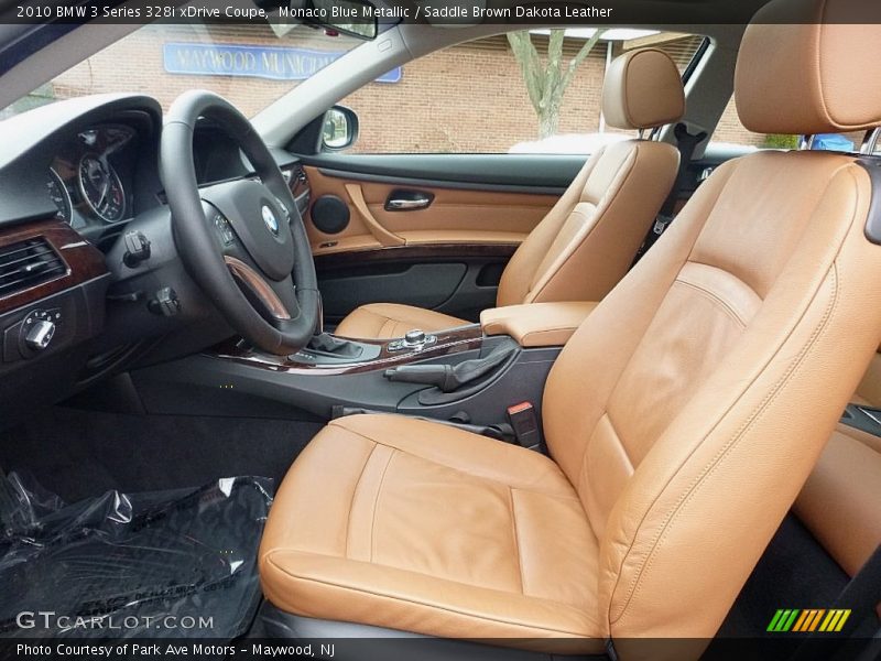 Monaco Blue Metallic / Saddle Brown Dakota Leather 2010 BMW 3 Series 328i xDrive Coupe