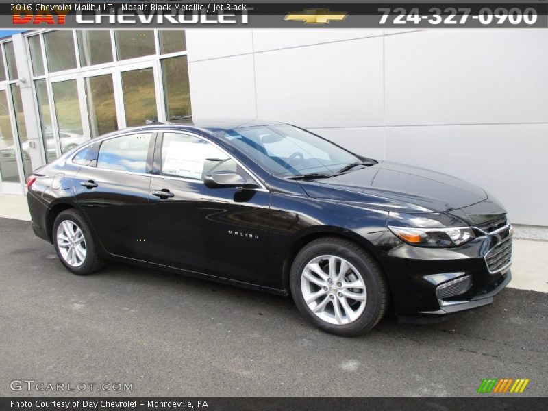 Mosaic Black Metallic / Jet Black 2016 Chevrolet Malibu LT