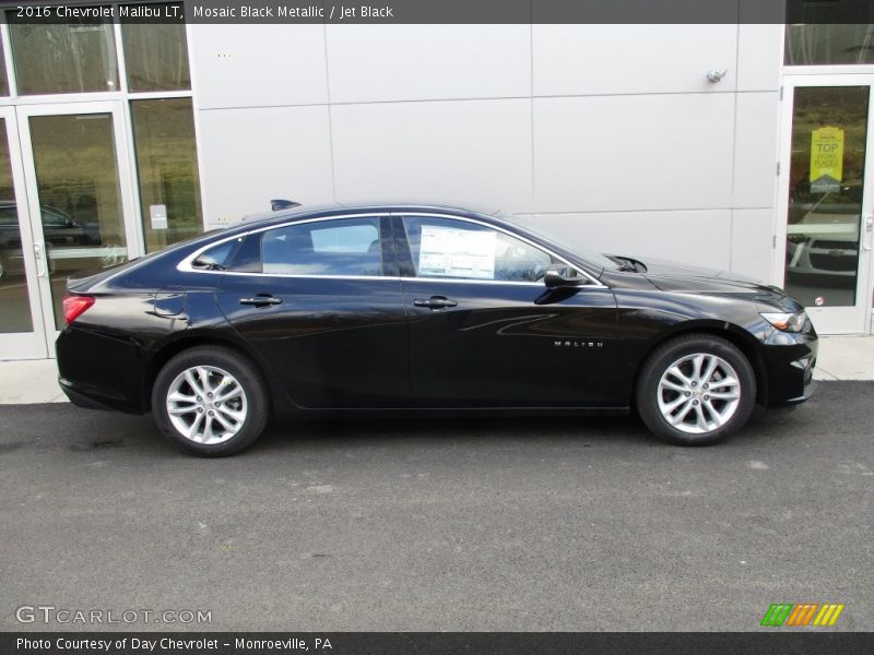Mosaic Black Metallic / Jet Black 2016 Chevrolet Malibu LT