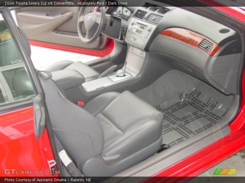 Absolutely Red / Dark Stone 2006 Toyota Solara SLE V6 Convertible