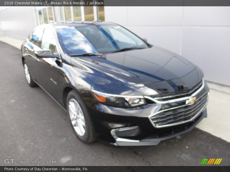 Mosaic Black Metallic / Jet Black 2016 Chevrolet Malibu LT
