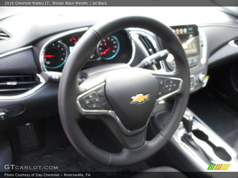 Mosaic Black Metallic / Jet Black 2016 Chevrolet Malibu LT