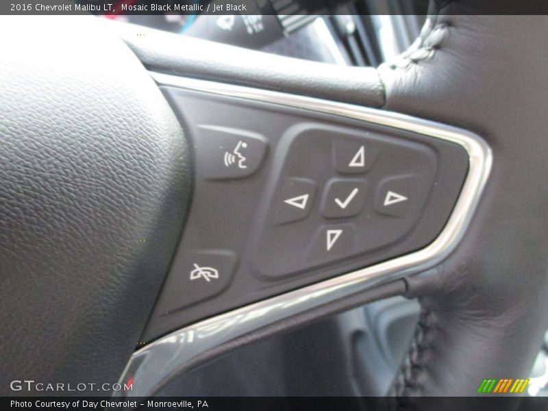 Mosaic Black Metallic / Jet Black 2016 Chevrolet Malibu LT