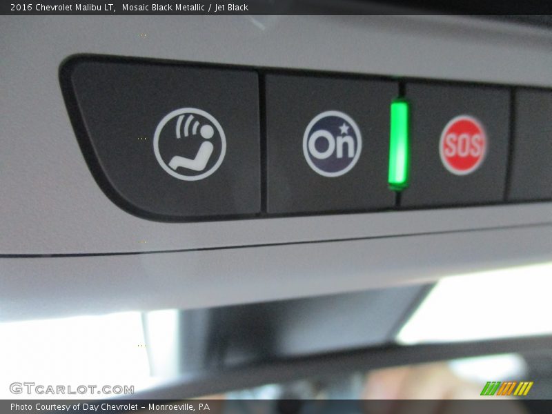 Mosaic Black Metallic / Jet Black 2016 Chevrolet Malibu LT