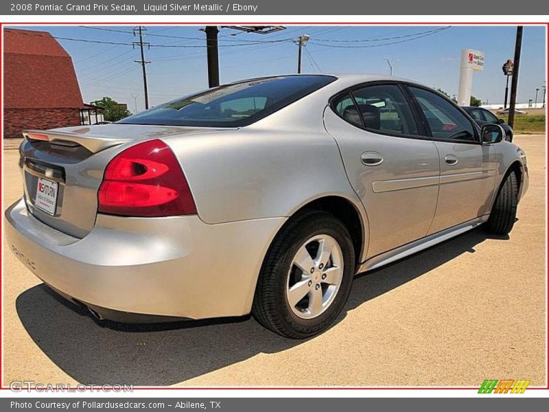 Liquid Silver Metallic / Ebony 2008 Pontiac Grand Prix Sedan