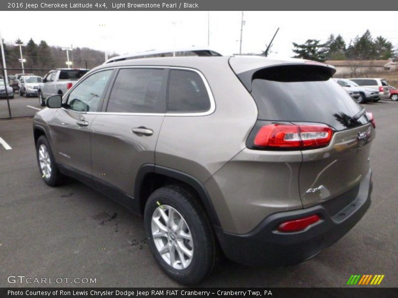 Light Brownstone Pearl / Black 2016 Jeep Cherokee Latitude 4x4