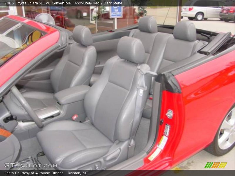 Absolutely Red / Dark Stone 2006 Toyota Solara SLE V6 Convertible