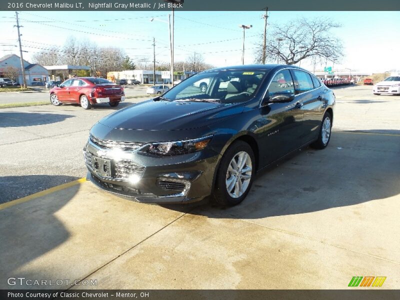 Nightfall Gray Metallic / Jet Black 2016 Chevrolet Malibu LT