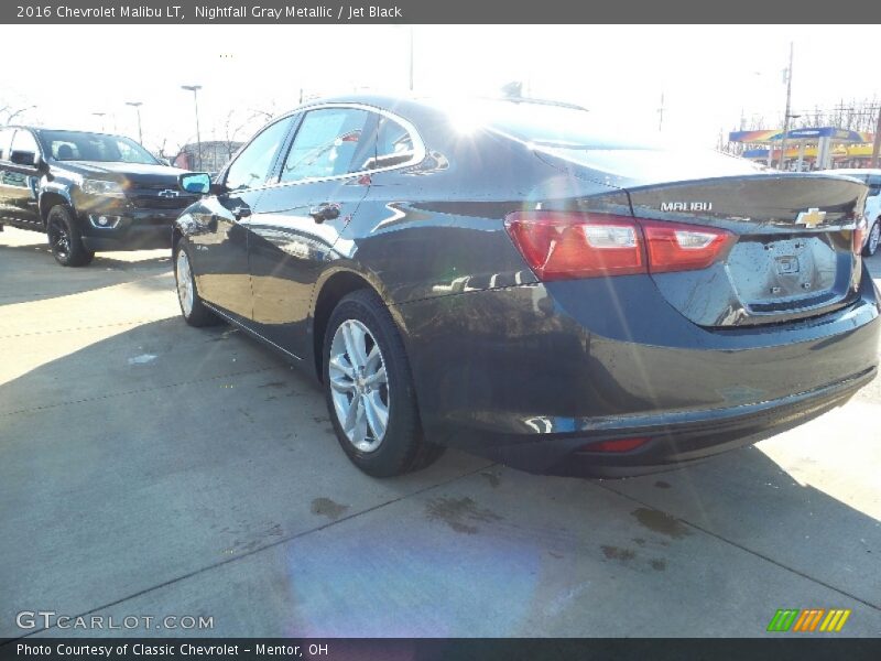 Nightfall Gray Metallic / Jet Black 2016 Chevrolet Malibu LT