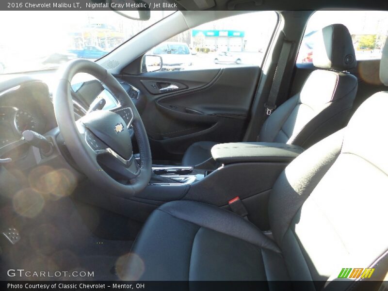 Nightfall Gray Metallic / Jet Black 2016 Chevrolet Malibu LT