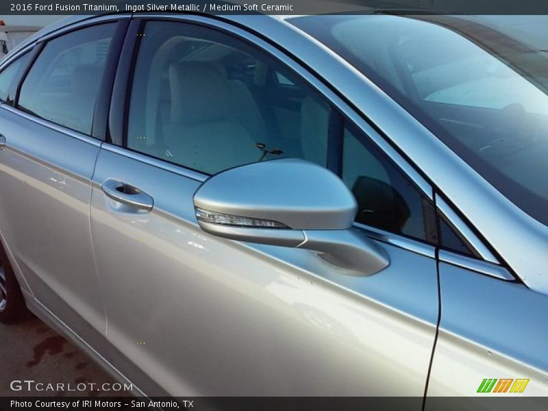 Ingot Silver Metallic / Medium Soft Ceramic 2016 Ford Fusion Titanium