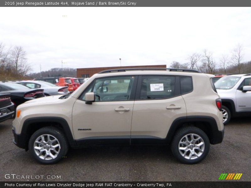 Mojave Sand / Bark Brown/Ski Grey 2016 Jeep Renegade Latitude 4x4