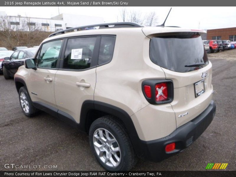 Mojave Sand / Bark Brown/Ski Grey 2016 Jeep Renegade Latitude 4x4