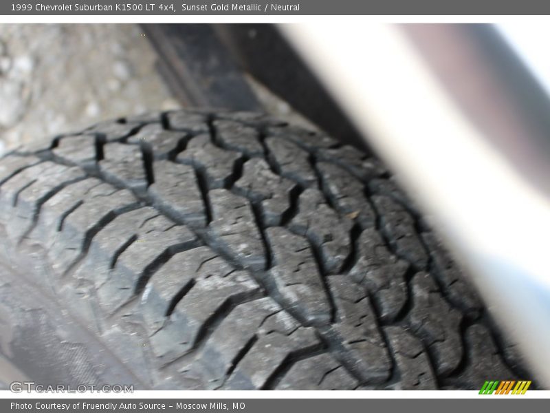 Sunset Gold Metallic / Neutral 1999 Chevrolet Suburban K1500 LT 4x4