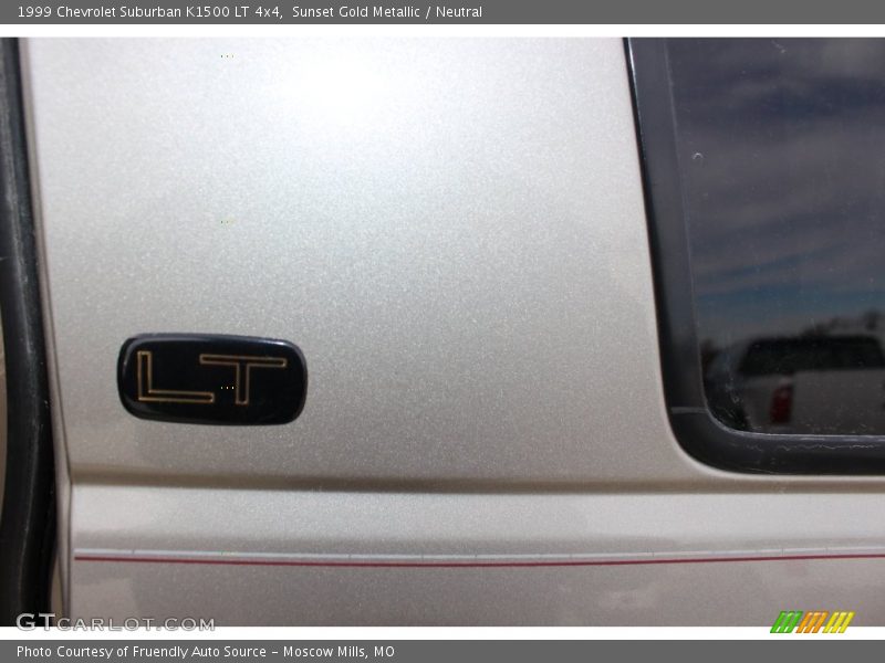 Sunset Gold Metallic / Neutral 1999 Chevrolet Suburban K1500 LT 4x4