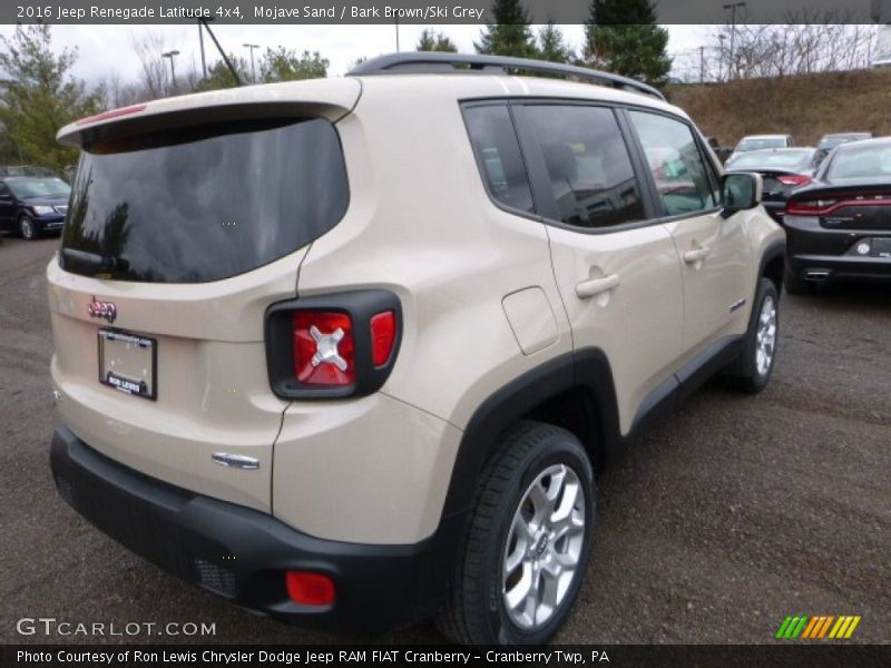 Mojave Sand / Bark Brown/Ski Grey 2016 Jeep Renegade Latitude 4x4