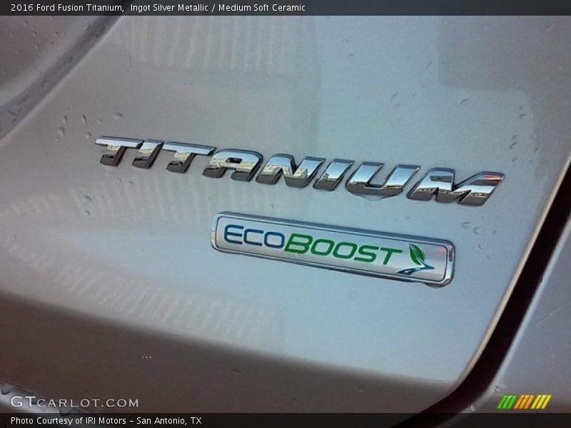 Ingot Silver Metallic / Medium Soft Ceramic 2016 Ford Fusion Titanium