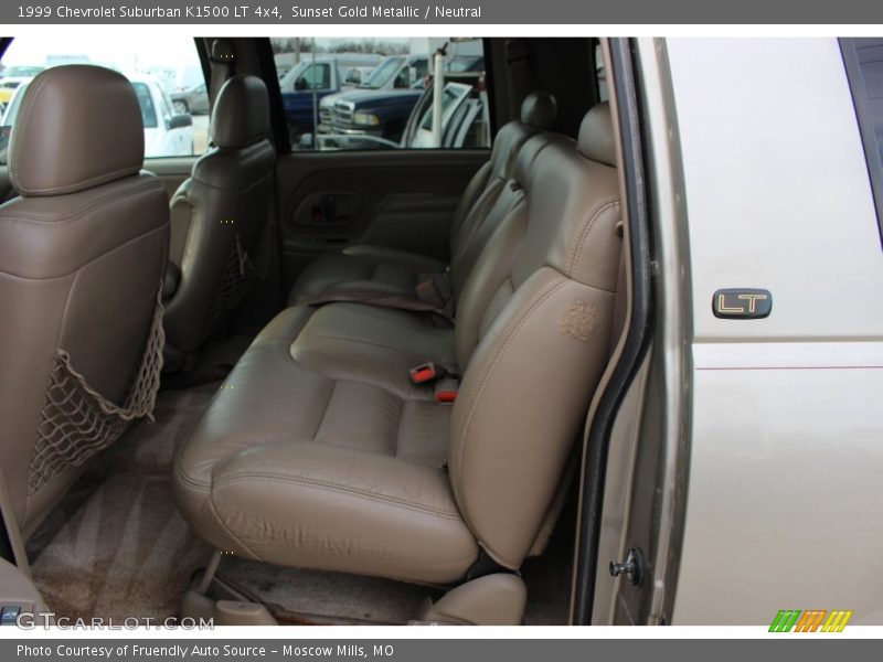 Sunset Gold Metallic / Neutral 1999 Chevrolet Suburban K1500 LT 4x4