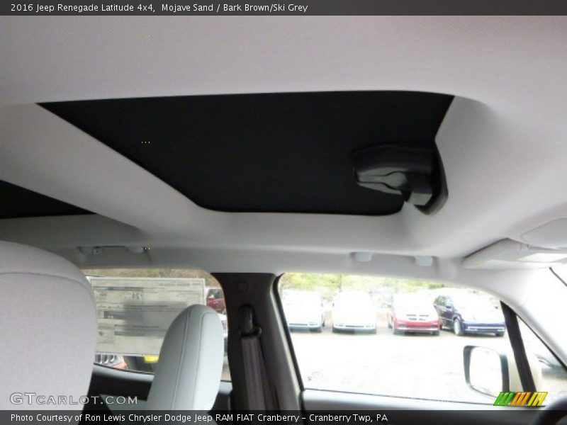 Mojave Sand / Bark Brown/Ski Grey 2016 Jeep Renegade Latitude 4x4