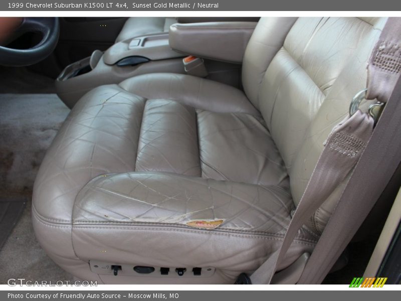 Sunset Gold Metallic / Neutral 1999 Chevrolet Suburban K1500 LT 4x4