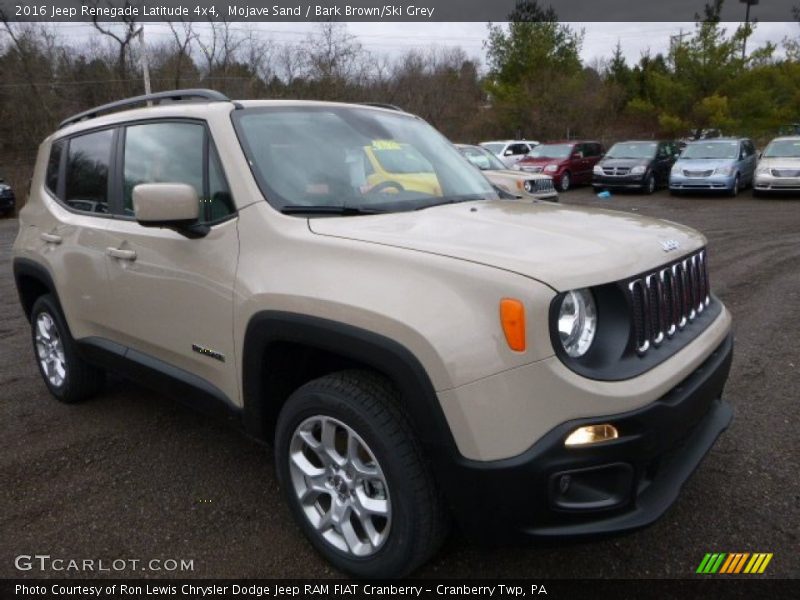 Mojave Sand / Bark Brown/Ski Grey 2016 Jeep Renegade Latitude 4x4