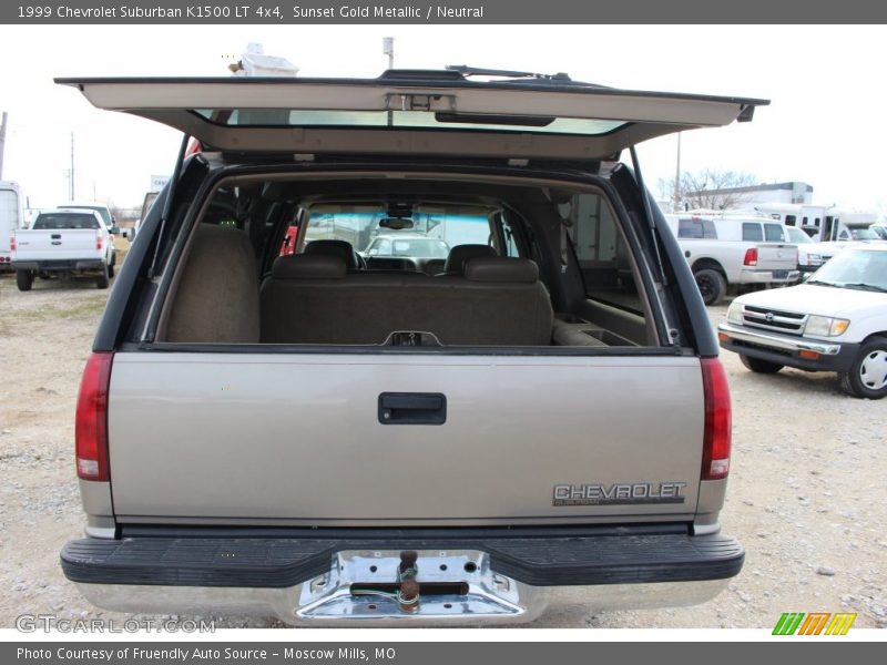 Sunset Gold Metallic / Neutral 1999 Chevrolet Suburban K1500 LT 4x4
