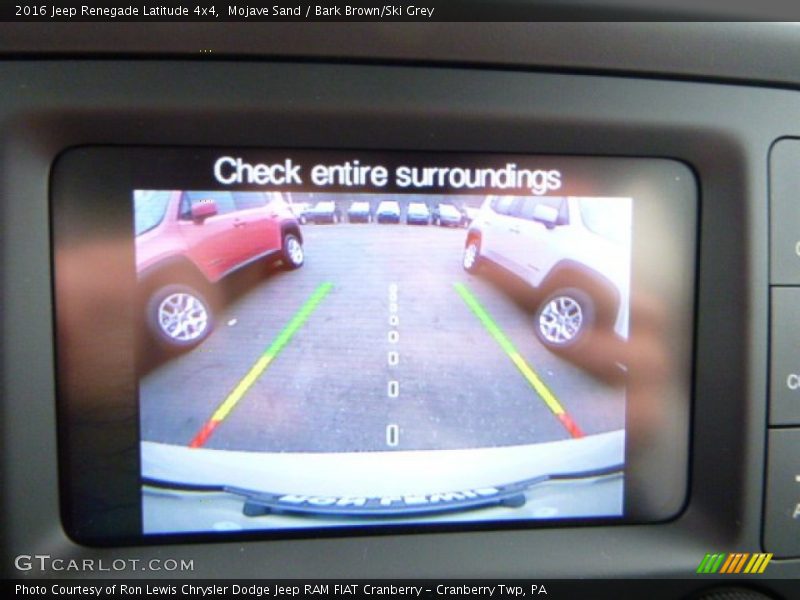 Mojave Sand / Bark Brown/Ski Grey 2016 Jeep Renegade Latitude 4x4