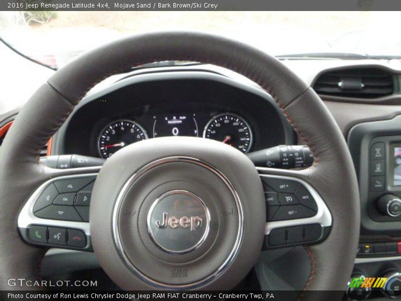 Mojave Sand / Bark Brown/Ski Grey 2016 Jeep Renegade Latitude 4x4