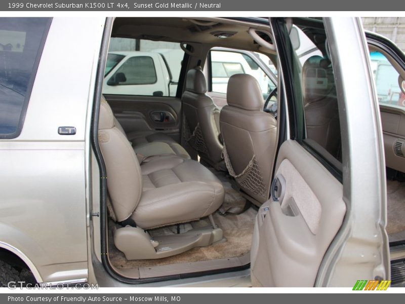 Sunset Gold Metallic / Neutral 1999 Chevrolet Suburban K1500 LT 4x4