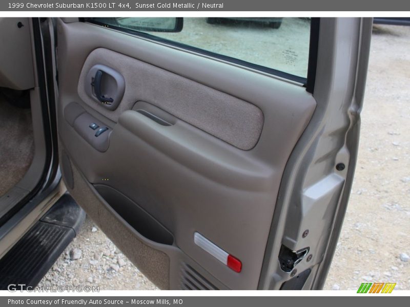 Sunset Gold Metallic / Neutral 1999 Chevrolet Suburban K1500 LT 4x4
