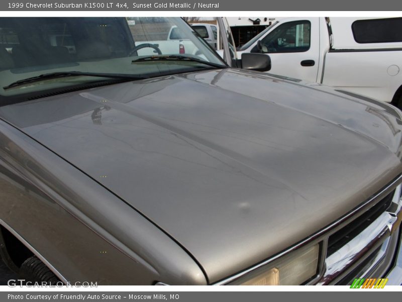 Sunset Gold Metallic / Neutral 1999 Chevrolet Suburban K1500 LT 4x4