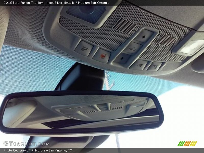 Ingot Silver Metallic / Medium Soft Ceramic 2016 Ford Fusion Titanium