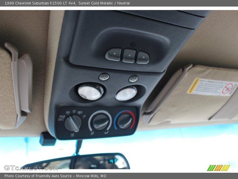 Sunset Gold Metallic / Neutral 1999 Chevrolet Suburban K1500 LT 4x4