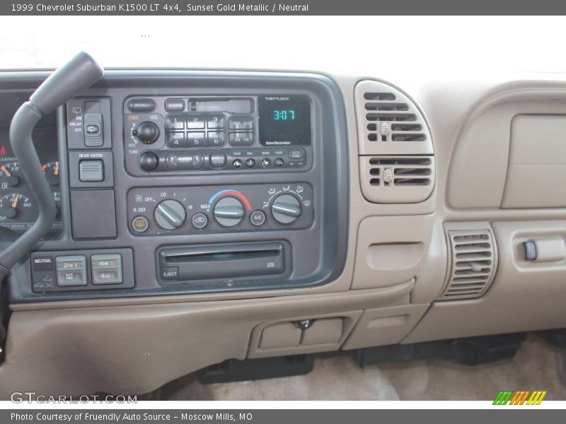 Sunset Gold Metallic / Neutral 1999 Chevrolet Suburban K1500 LT 4x4