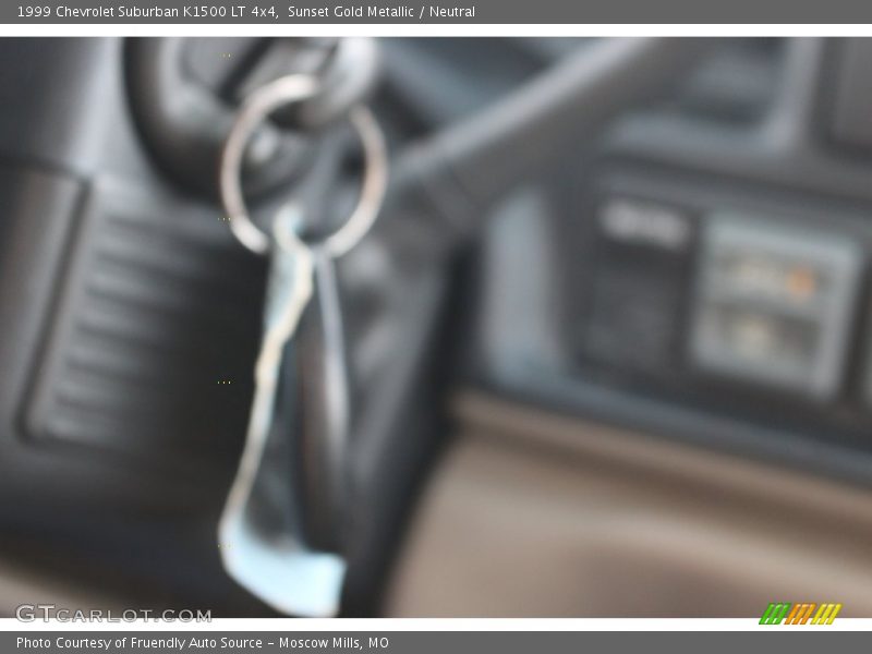 Sunset Gold Metallic / Neutral 1999 Chevrolet Suburban K1500 LT 4x4