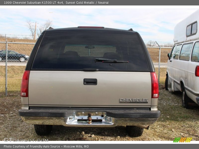 Sunset Gold Metallic / Neutral 1999 Chevrolet Suburban K1500 LT 4x4