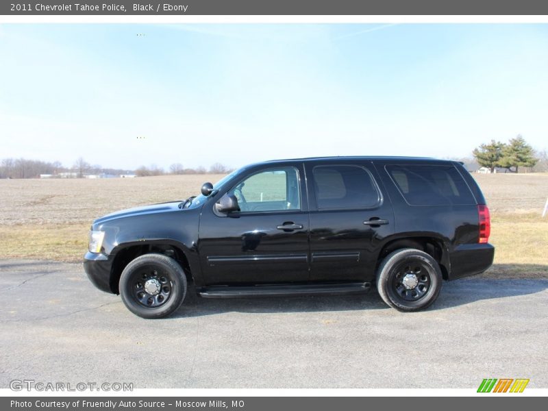 Black / Ebony 2011 Chevrolet Tahoe Police