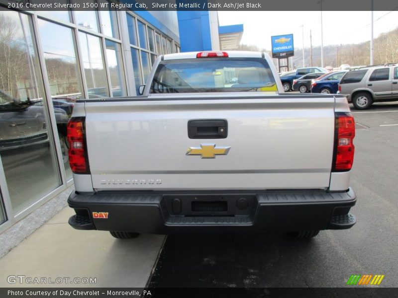 Silver Ice Metallic / Dark Ash/Jet Black 2016 Chevrolet Silverado 1500 WT Regular Cab