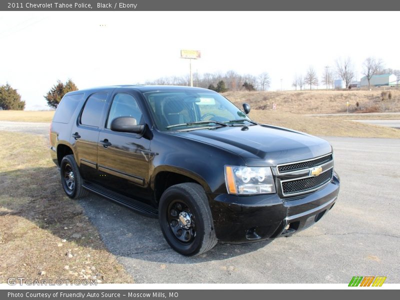 Black / Ebony 2011 Chevrolet Tahoe Police