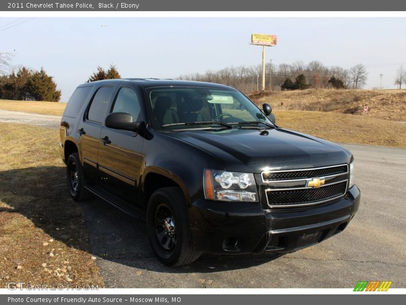 Black / Ebony 2011 Chevrolet Tahoe Police