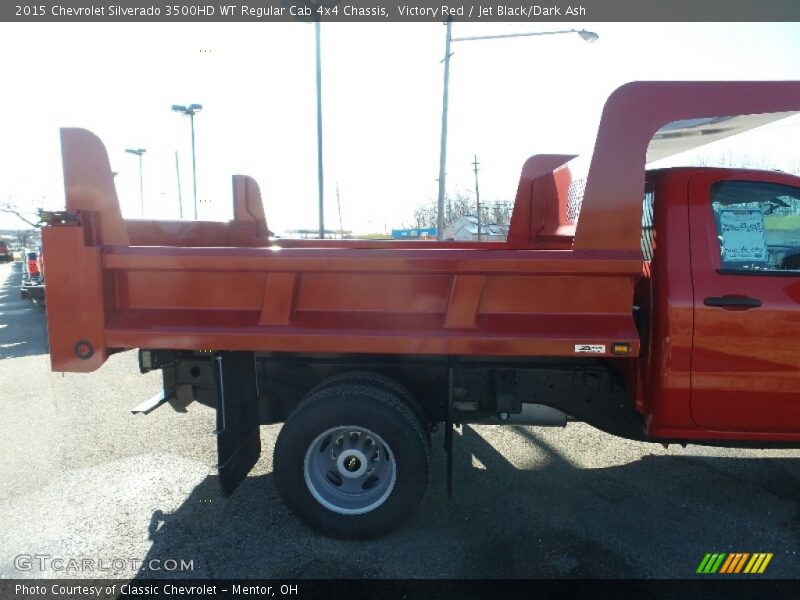 Victory Red / Jet Black/Dark Ash 2015 Chevrolet Silverado 3500HD WT Regular Cab 4x4 Chassis