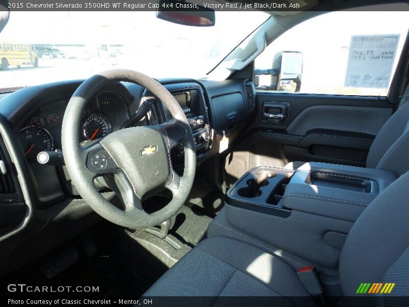 Victory Red / Jet Black/Dark Ash 2015 Chevrolet Silverado 3500HD WT Regular Cab 4x4 Chassis